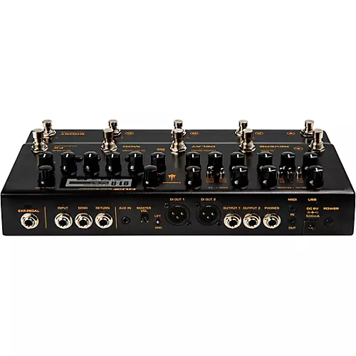 NUX TRIDENT NME-5 Guitar Processor With Amps, IR Loader, FX and Phrase Looper Black - musicians--Friend