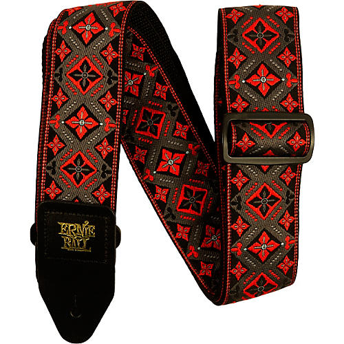 Ernie Ball Jacquard Polypro Guitar Strap Vanilla Rose - musicians--Friend
