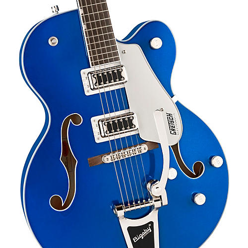 Gretsch Guitars G5420T Electromatic Classic Hollowbody Single-Cut Electric Guitar Azure Metallic - musicians--Friend