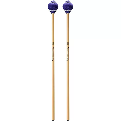 Mike Balter Pro Vibe Series Rattan Handle Keyboard Mallets 23 Blue Cord Medium - musicians--Friend