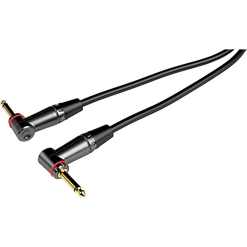GATOR CABLEWORKS Headliner Series Straight to RA Instrument Cable 10 ft. Black - musicians--Friend