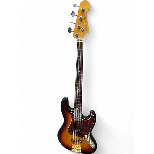 Used Fender American Standard Jazz Bass Fretless 3 Color Sunburst Electric Bass Guitar 3 Color Sunburst - musicians--Friend