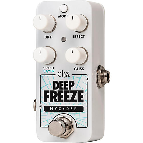 Electro-Harmonix Deep Freeze Sound Retainer Effects Pedal White - musicians--Friend