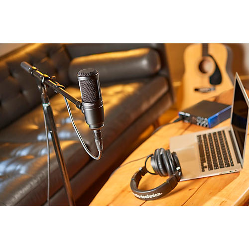 Audio-Technica AT2020 Large-Diaphragm Condenser Microphone - musicians--Friend