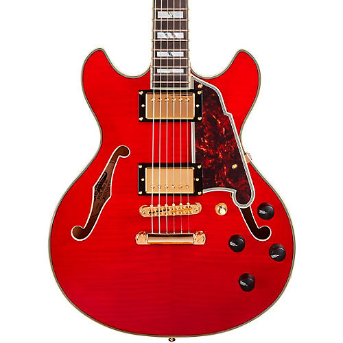 D'Angelico Excel Mini DC Semi-Hollow Electric Guitar Viola - musicians--Friend