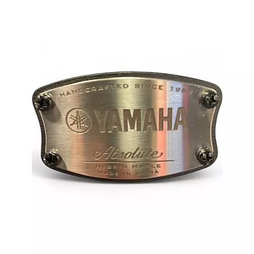 Used Yamaha 4 Piece Absolute Hybrid Maple Piano Black Drum Kit Piano Black - musicians--Friend