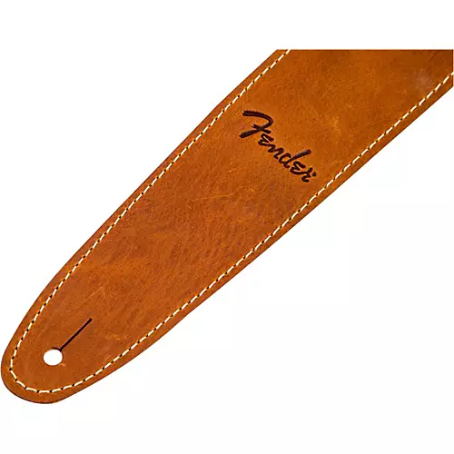Fender Ball Glove Leather Guitar Strap Brown - musicians--Friend