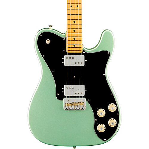 Fender American Professional II Telecaster Deluxe Maple Fingerboard Electric Guitar Mystic Surf Green - musicians--Friend