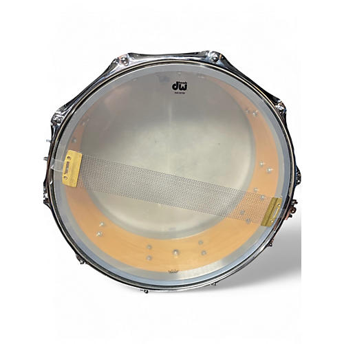 Used DW 6X14 Edge Series Snare Ebony Drum Ebony 13 - musicians--Friend