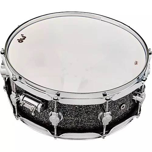 DW DWe Wireless Acoustic/Electronic Convertible Snare Drum 14 x 5 in. Lacquer Custom Specialty Black Cherry Metallic - musicians--Friend