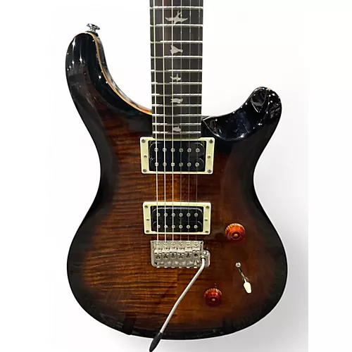 Used PRS CM4TS SE Custom 24 BLACK GOLD SUNBURST Solid Body Electric Guitar BLACK GOLD SUNBURST - musicians--Friend