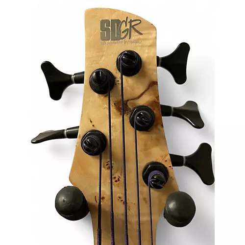 Used Ibanez SRSC805 Natural Electric Bass Guitar Natural - musicians--Friend