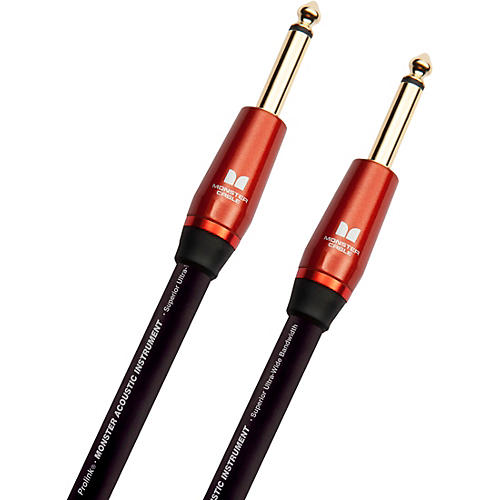 Monster Cable Prolink Acoustic Pro Audio Instrument Cable 12 ft. Black - musicians--Friend
