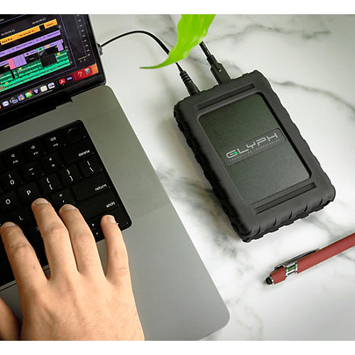Glyph 7.6 TB Blackbox Plus U.2 USB 3.2 Gen 2 External SSD - musicians--Friend