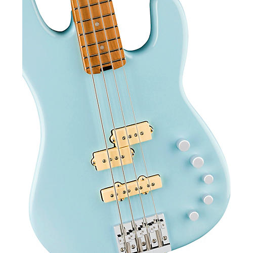 Charvel PM SD PJ IV Bass Guitar Sonic Blue - musicians--Friend