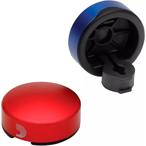 D'Addario XPND Footswitch Topper, Blue/Red 2-Pack - musicians--Friend