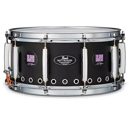 Pearl Matt McGuire Tour Edition Signature Snare 14 x 6.5 in. Matte Black - musicians--Friend
