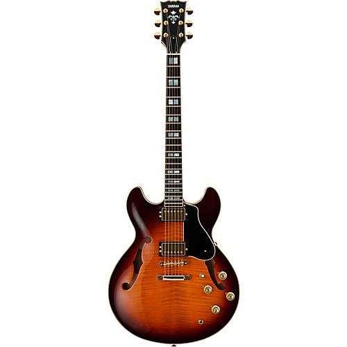 Yamaha SA2200 Semi-Hollow Electric Guitar Brown - musicians--Friend