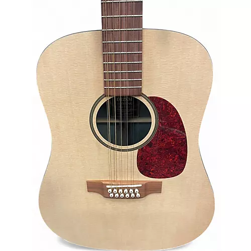 Used Martin D12XM Natural 12 String Acoustic Guitar Natural - musicians--Friend