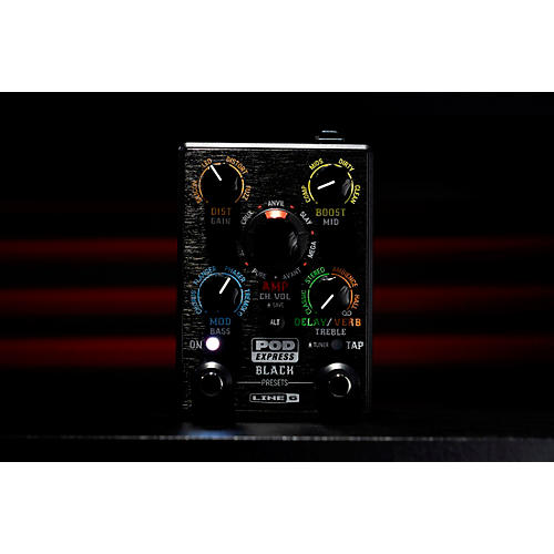 Line 6 POD Express Black Guitar Effects Pedal - musicians--Friend