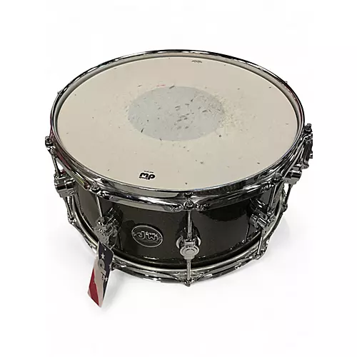 Used DW 6.5X14 Performance Series Snare Pewter Sparkle Drum Pewter Sparkle 15 - musicians--Friend