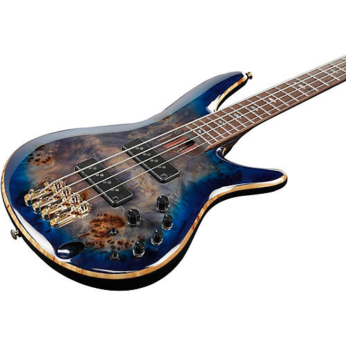Ibanez SR2600 Premium Bass Guitar Cerulean Blue Burst - musicians--Friend