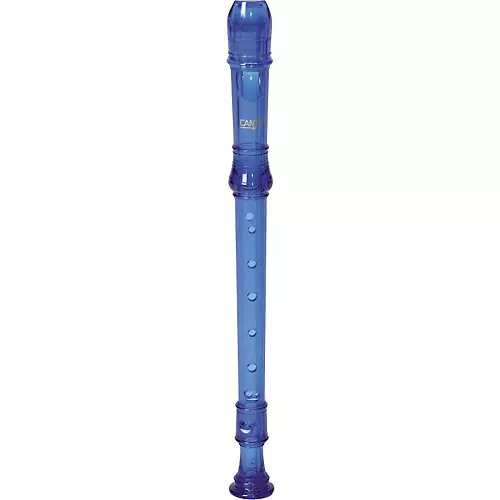 Canto One-Piece Translucent Soprano Recorder with Baroque Fingering Transparent Red - musicians--Friend