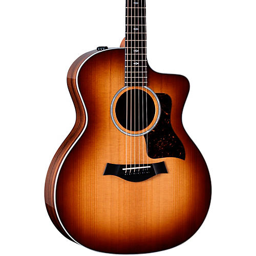 Taylor 214ce DLX Sunset Blvd Grand Auditorium Acoustic-Electric Guitar Sunset Edgeburst - musicians--Friend