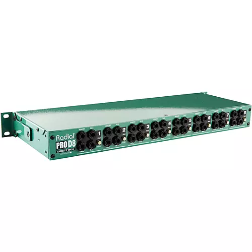 Radial Engineering ProD8 Eight Channel Rackmount DI - musicians--Friend