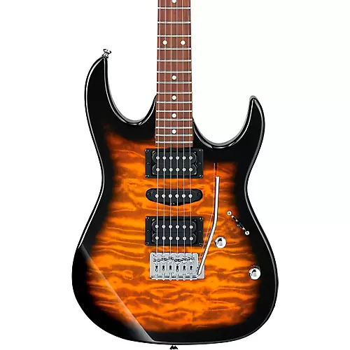 Ibanez GRX70QA Electric Guitar Transparent Blue Burst - musicians--Friend
