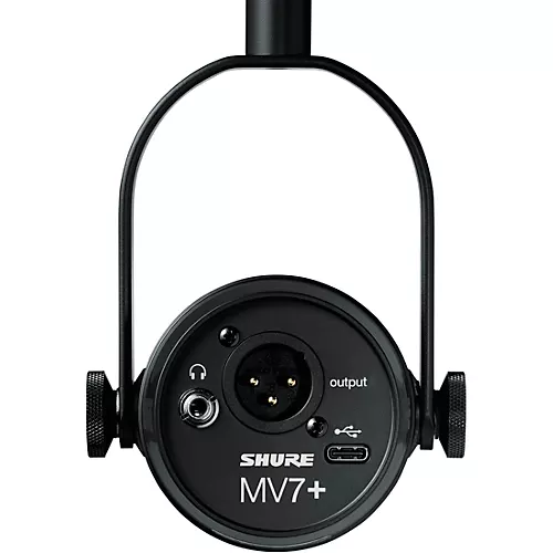 Shure MV7+ Podcast Microphone Black - musicians--Friend