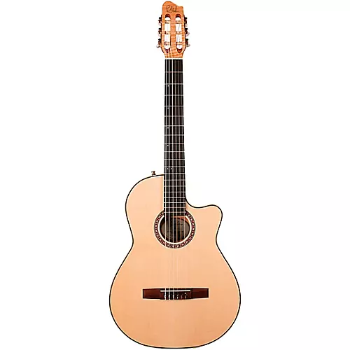 Godin Arena Concert CW EQ Classical Guitar Natural Flame Maple - musicians--Friend