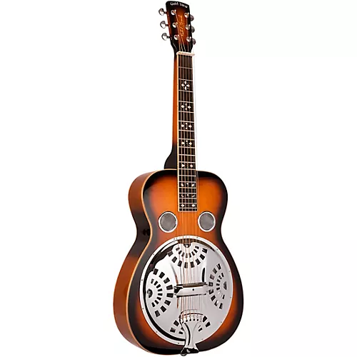 Gold Tone PBS-D Paul Beard Signature Series Squareneck Deluxe Resonator Guitar Tobacco Sunburst - musicians--Friend