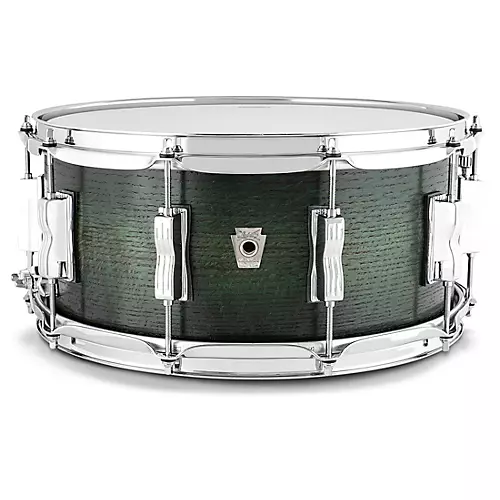 Ludwig Classic Oak Snare Drum 14 x 6.5 in. Green Sparkle - musicians--Friend