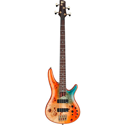 Ibanez Premium SR1600D 4-String Electric Bass Guitar Autumn Sunset Sky - musicians--Friend