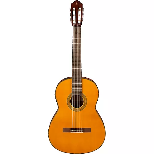 Yamaha CGX122MS Spruce-Nato Classical Acoustic-Electric Guitar Natural - musicians--Friend