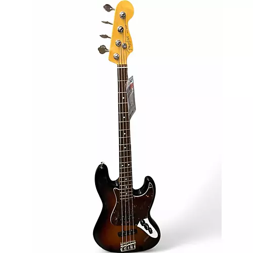 Used 2015 Fender American Standard Jazz Bass 3 Color Sunburst Electric Bass Guitar 3 Color Sunburst - musicians--Friend
