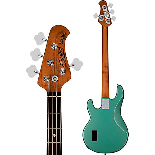 Sterling by Music Man StingRay RAY34 Bass Dorado Green - musicians--Friend