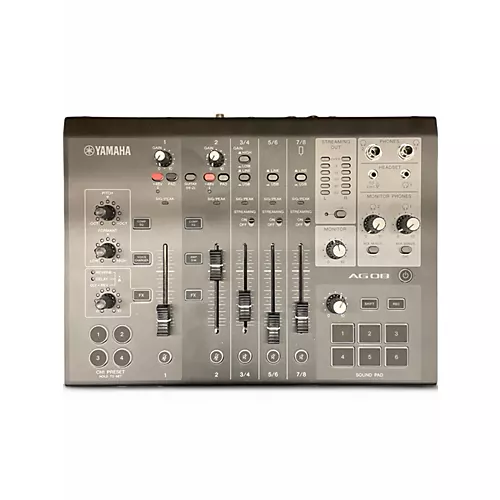 Used Yamaha AG08 8-Channel Mixer/USB Interface for Mac/PC Audio Interface - musicians--Friend