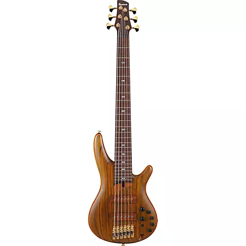 Ibanez Prestige SR5506 6-String Electric Bass Guitar Mocha Flat - musicians--Friend
