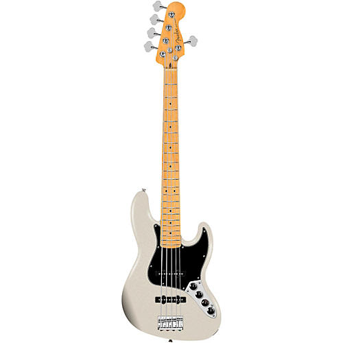 Fender Player II Modified Jazz Bass V Maple Fingerboard Olympic Pearl - musicians--Friend