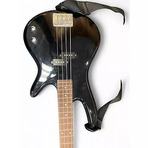 Used Ibanez SR400 Black Electric Bass Guitar Black - musicians--Friend