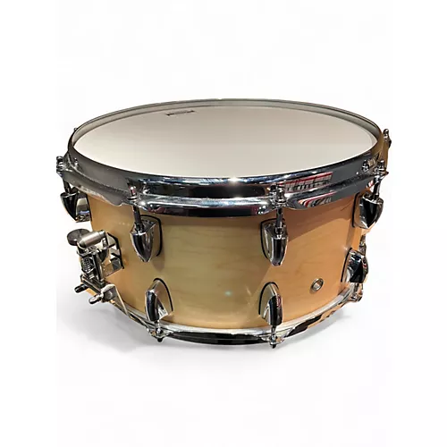 Used Yamaha 14in Tour Custom Maple Snare Drum Natural Drum Natural 33 - musicians--Friend