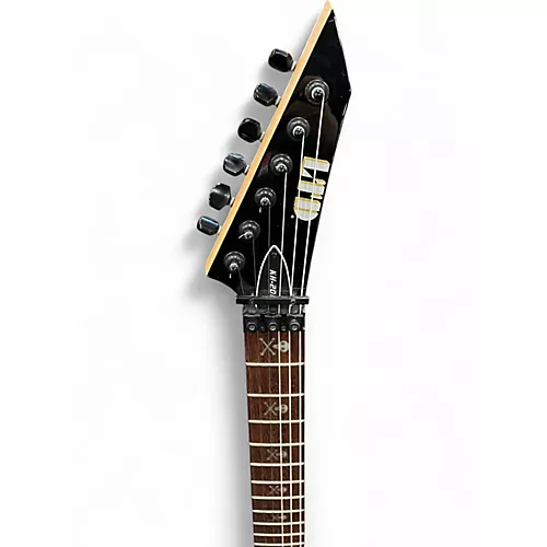 Used ESP LTD KH202 Kirk Hammett Signature LH Black Electric Guitar Black - musicians--Friend