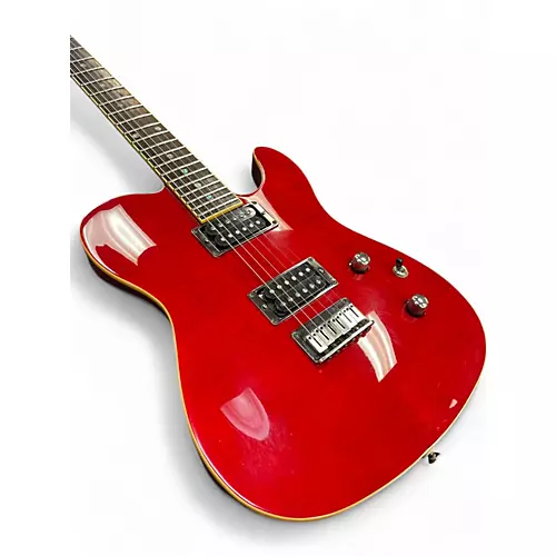 Used Fender FSR Custom Telecaster HH Cherry Solid Body Electric Guitar Cherry - musicians--Friend