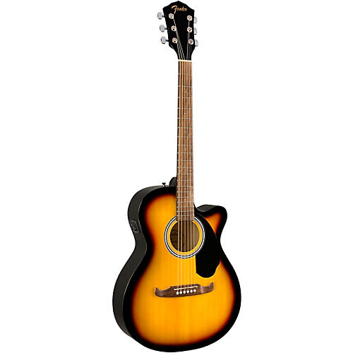 Fender FA-135CE Concert Acoustic-Electric Guitar Natural - musicians--Friend
