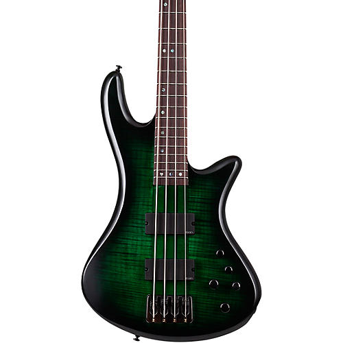 Schecter Guitar Research Stiletto Studio-4 Electric Bass Guitar Ocean Blue Burst - musicians--Friend