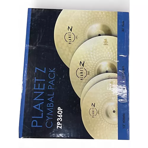Used Zildjian 4 Piece Planet Z Cymbal Pack Cymbal 65 - musicians--Friend