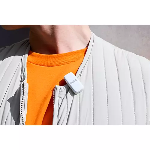 RODE Wireless Micro Ultra-Compact Wireless Microphone (Lightning) White - musicians--Friend