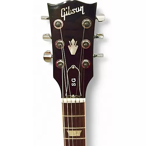 Used Gibson SG Standard Black Solid Body Electric Guitar Black - musicians--Friend